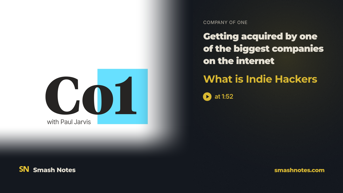 Getting acquired by one of the biggest companies on the internet