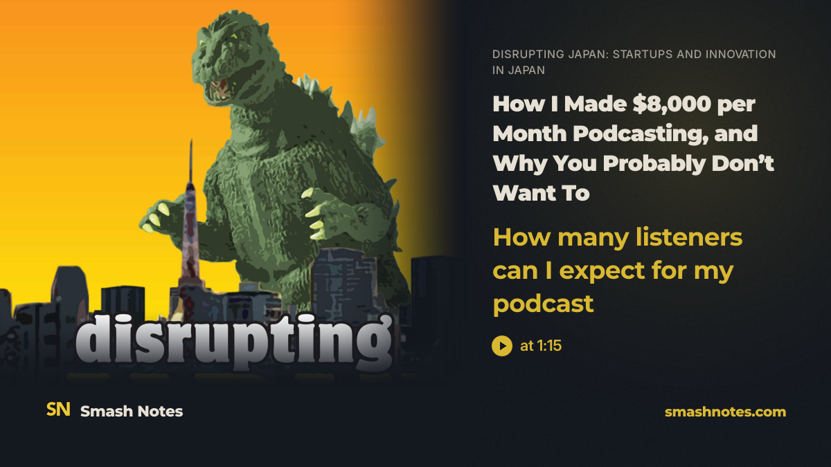 How I Made $8,000 per Month Podcasting, and Why You Probably Don’t Want To