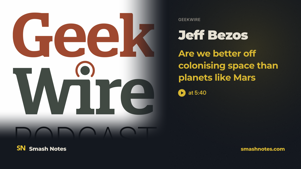 How Jeff Bezos plans to take civilization to space