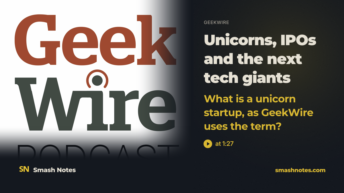 Unicorns, IPOs and the next tech giants