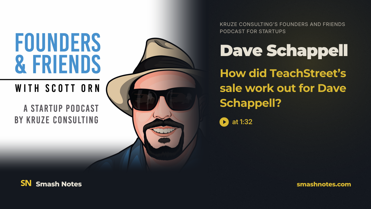 Dave Schappell on raising venture capital as a repeat entrepreneur