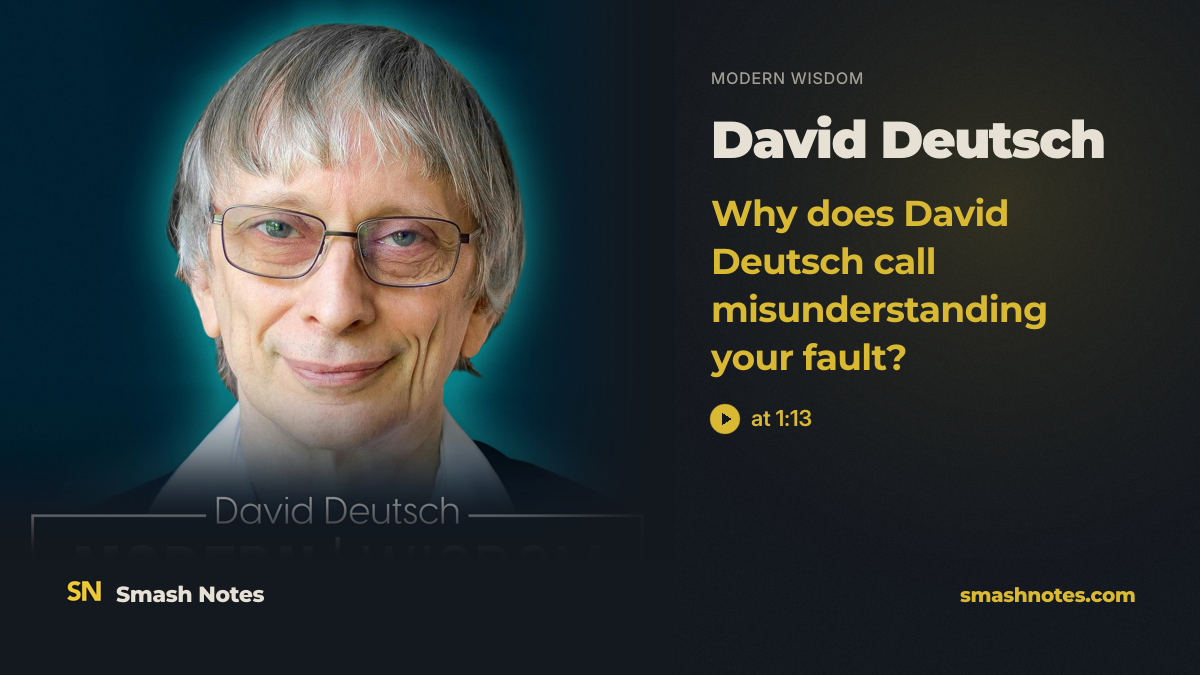 Why Pessimism Makes Dumb Ideas Sound Smart - David Deutsch - #1164