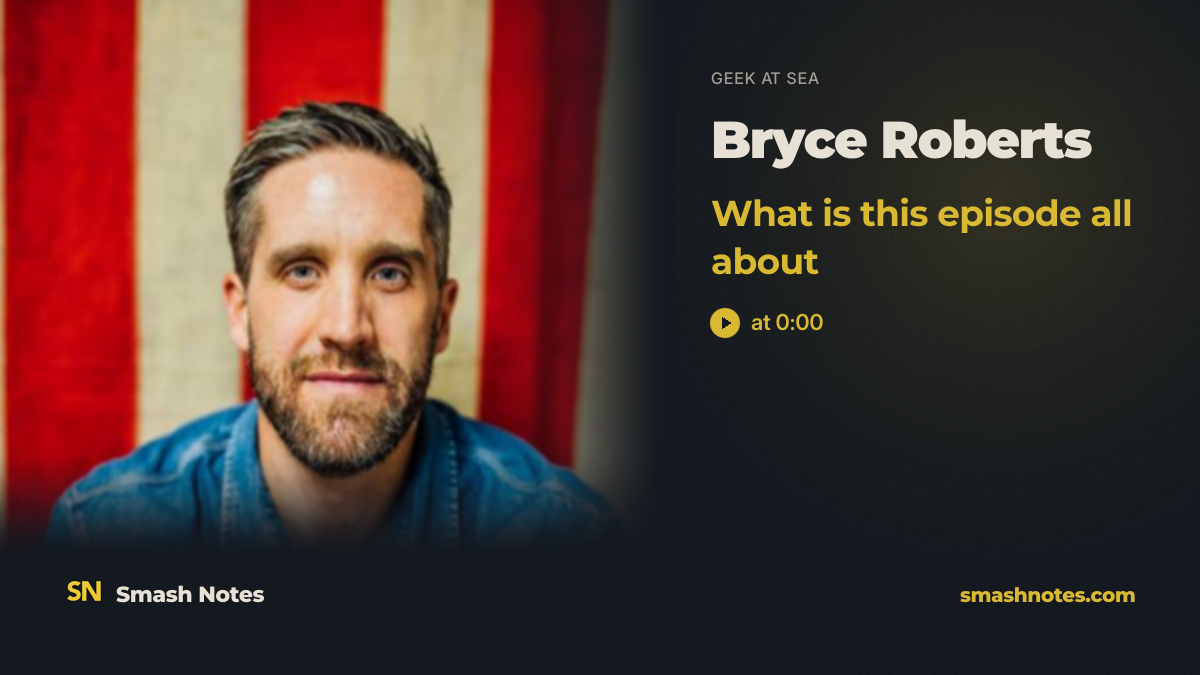 Bryce Roberts. How Indie.vc is change the startup funding landscape for the better!