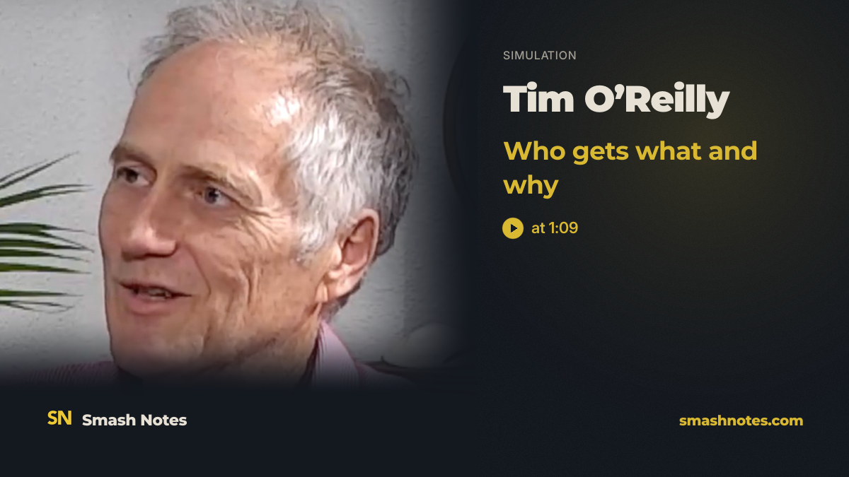 #333 Tim O’Reilly - Who Gets What & Why
