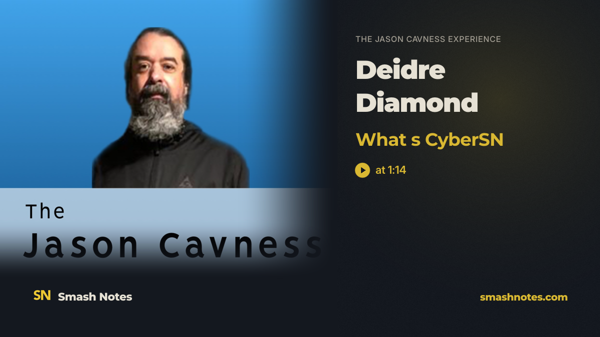 Deidre Diamond, Founder/CEO of CyberSN and Secure Diversity