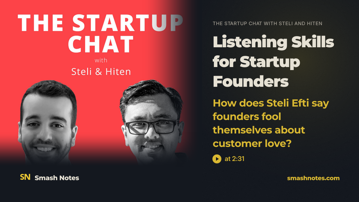 Listening Skills for Startup Founders