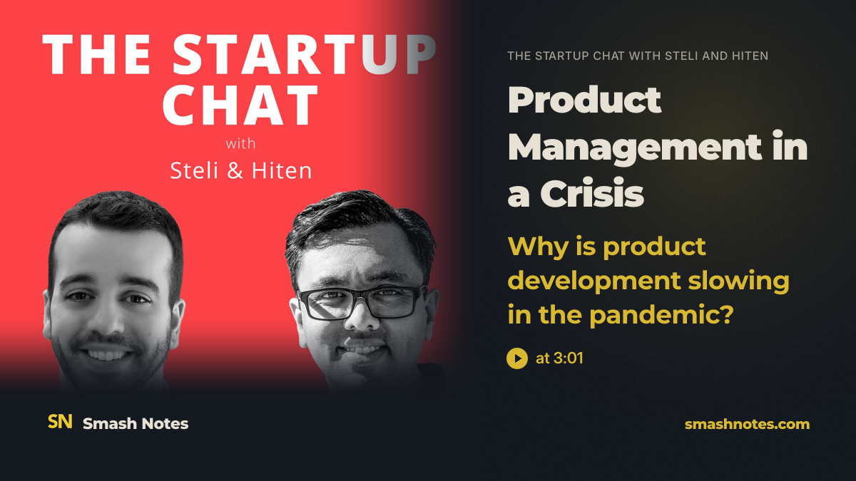 Product Management in a Crisis