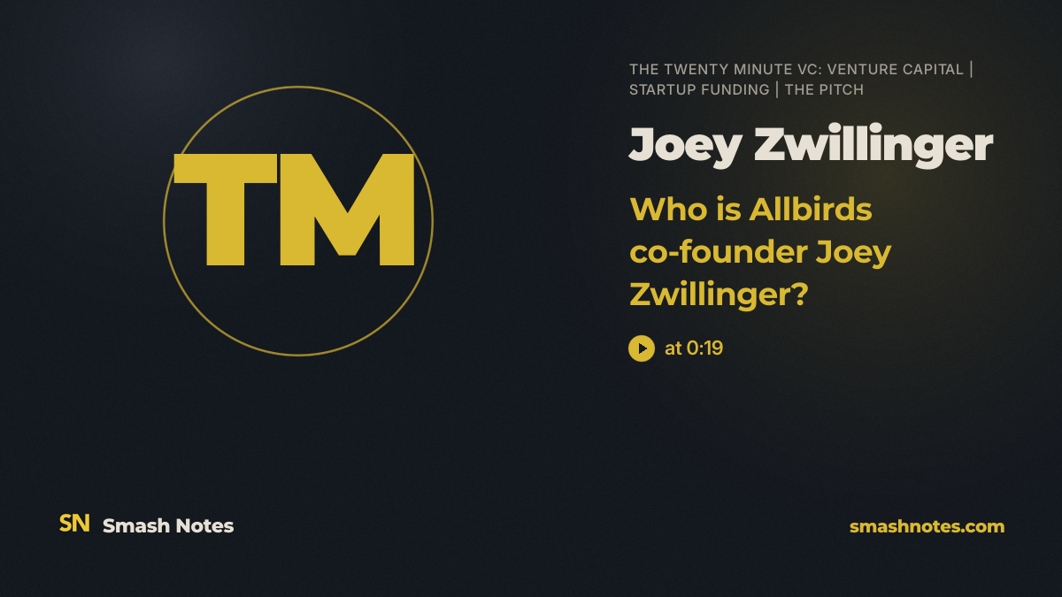 Joey Zwillinger, Co-Founder of Allbirds