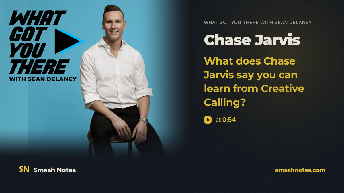 #157 Chase Jarvis - Unleash your Creative Calling with award-winning artist, entrepreneur and photographer Chase Jarvis!