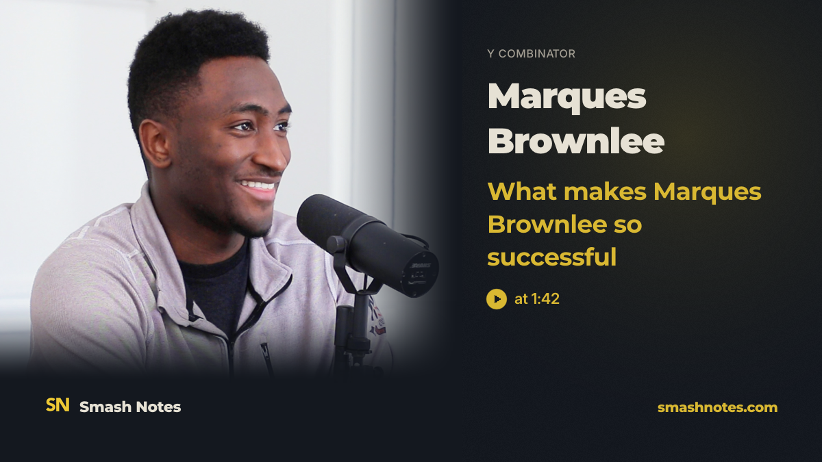 Marques Brownlee Y Combinator Interview
